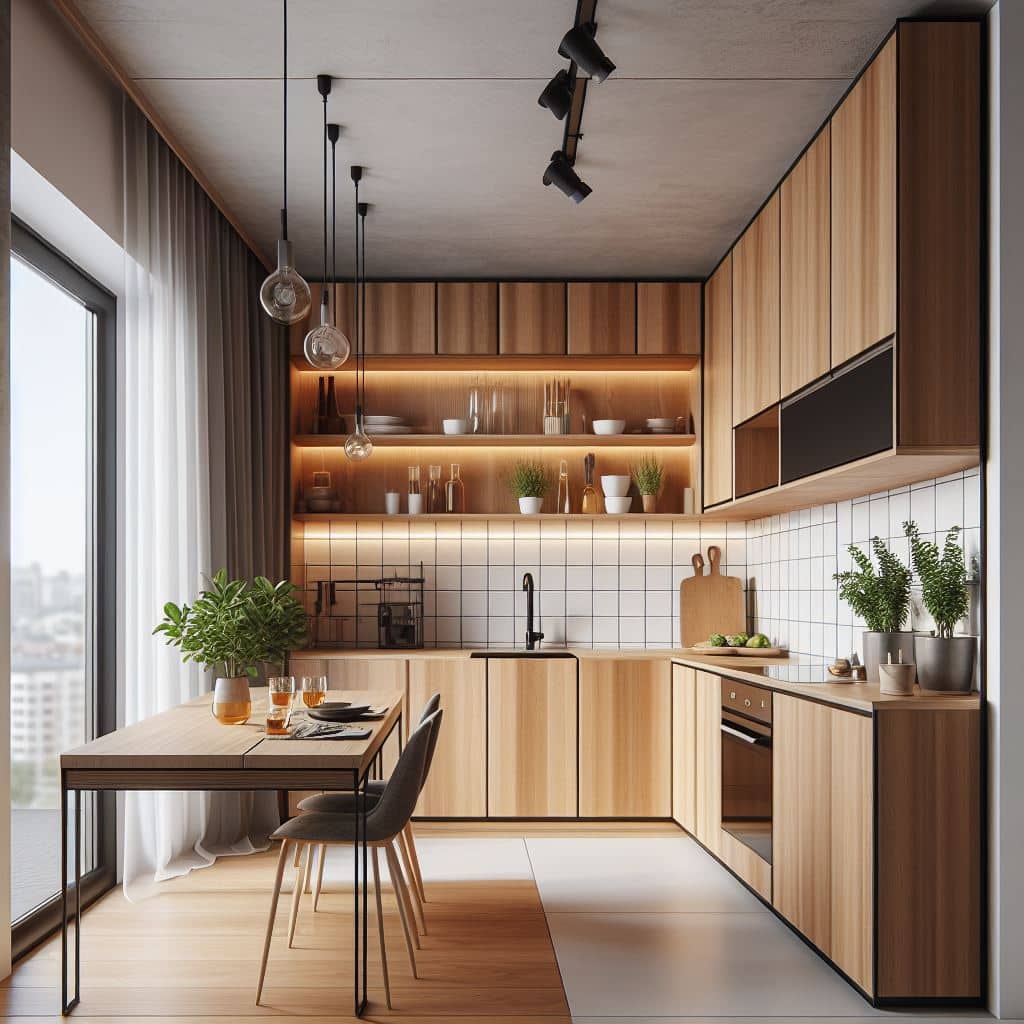 Cocina en madera moderna, cocinas mmodernas Re-doors