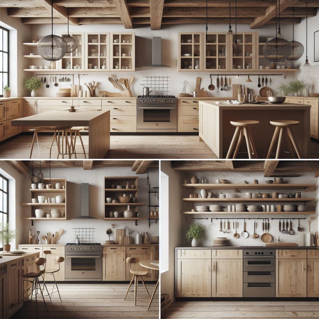 Cocinas de madera modernas, Re-doors